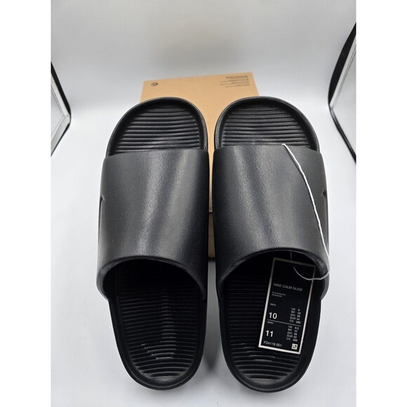 Nike Calm Slide Mens 10 Black Slip On Lifestyle Slide DX4816 001 main image 10